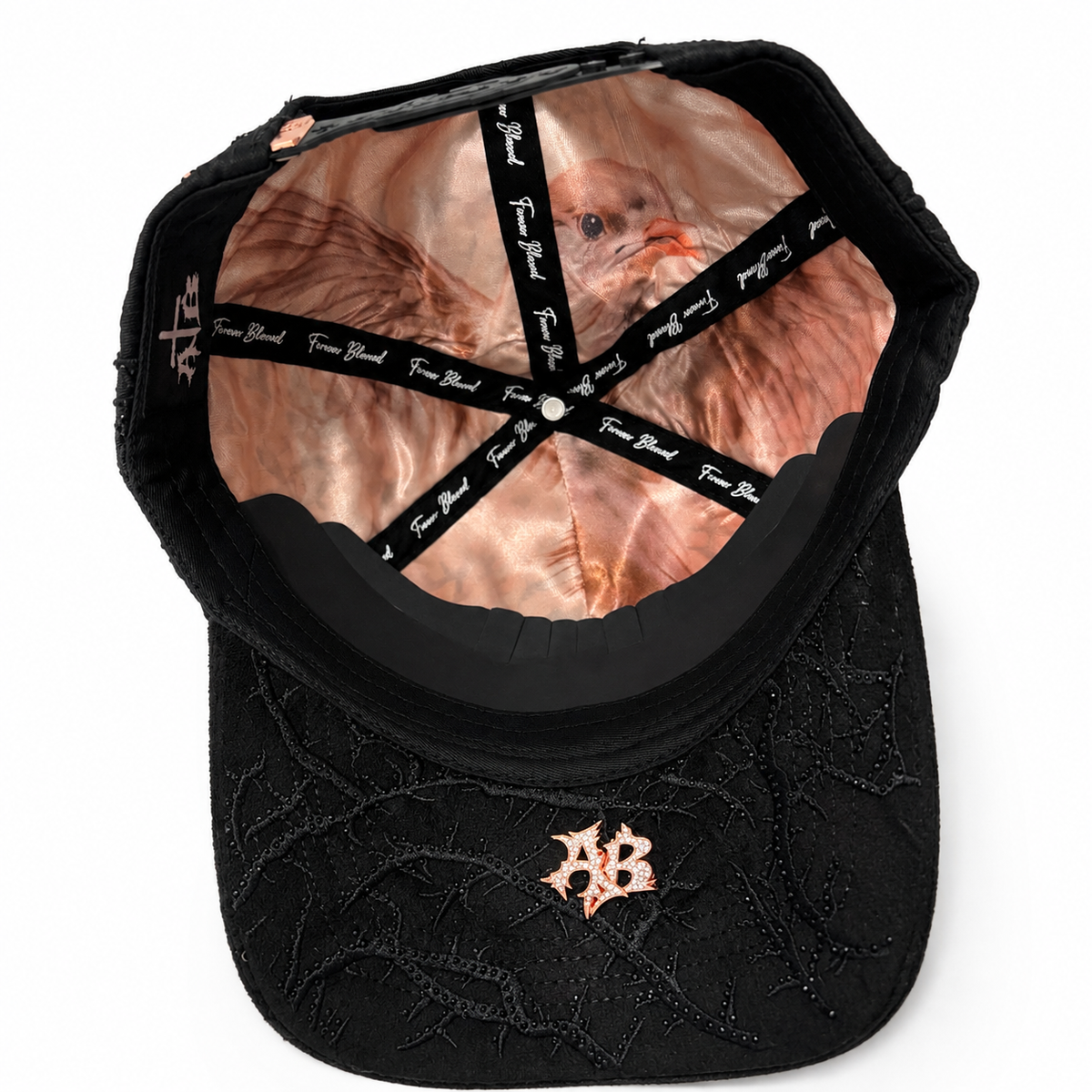 AB Hats - "NY Thorned 24K Rose Gold"