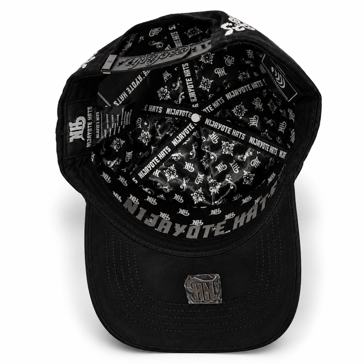 Nijayote Hats - "NY Crystals Black & White"