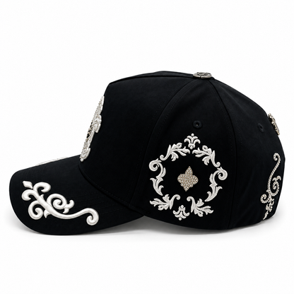 Nijayote Hats - "NY Crystals Black & White"