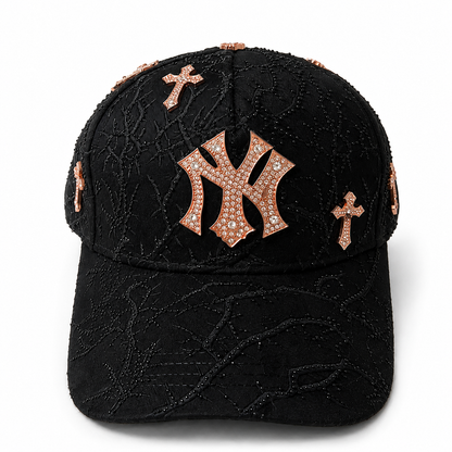AB Hats - "NY Thorned 24K Rose Gold"