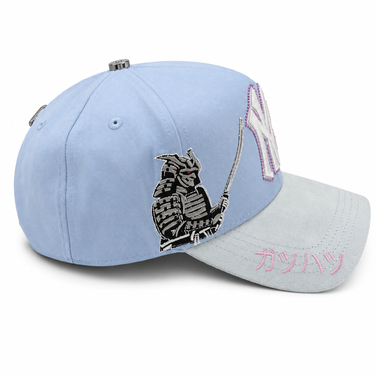GTZ Hats - "Samurai Sakura Baby Blue"