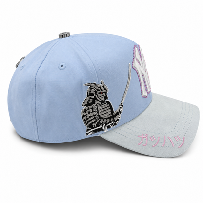 GTZ Hats - "Samurai Sakura Baby Blue"