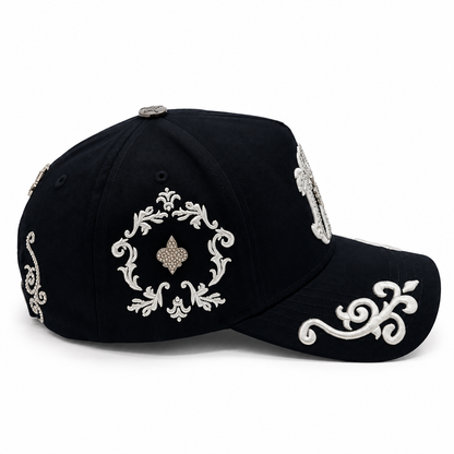 Nijayote Hats - "NY Crystals Black & White"