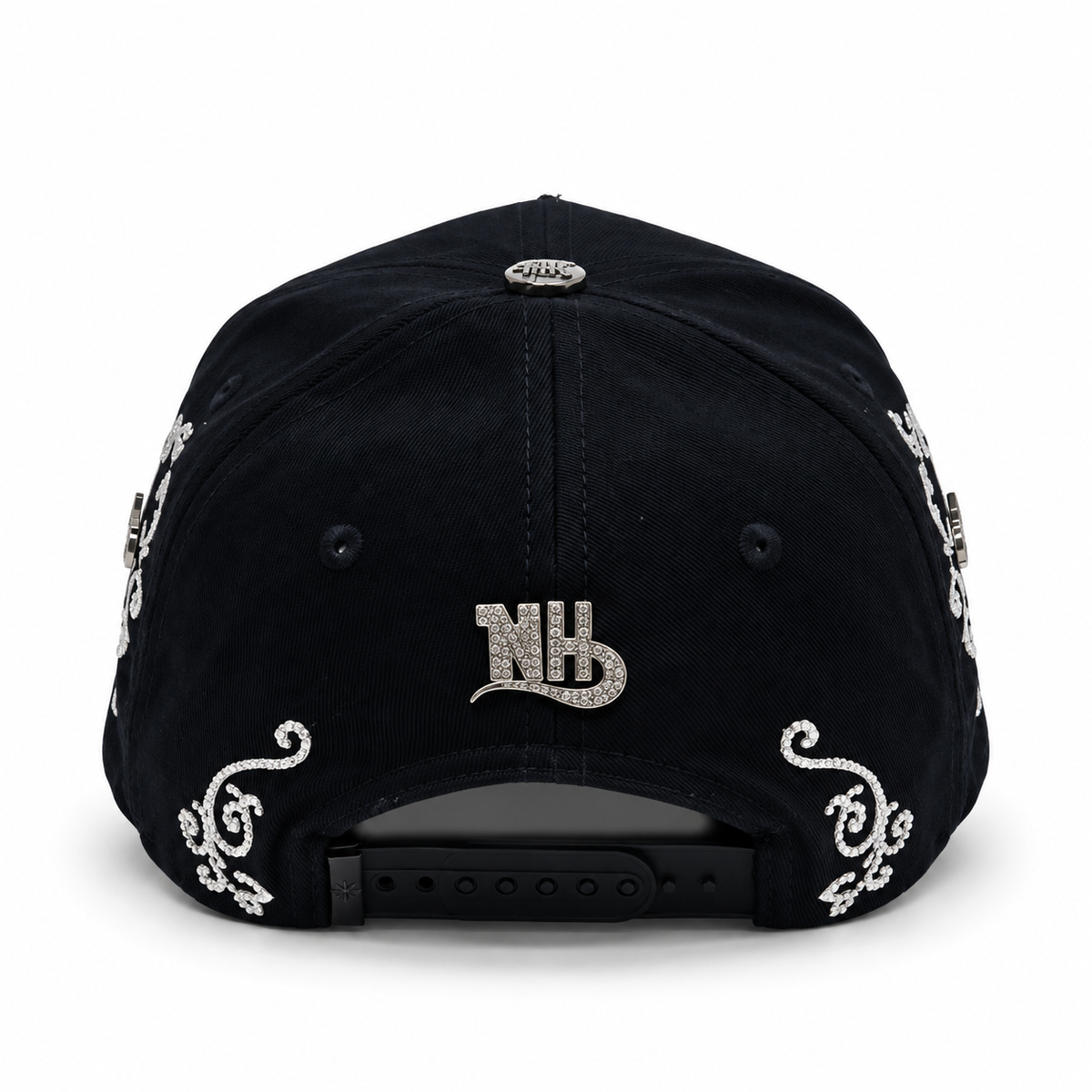 Nijayote Hats - "NY Crystals Black & White"