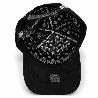 Nijayote Hats - "NY Crystals Black & White"
