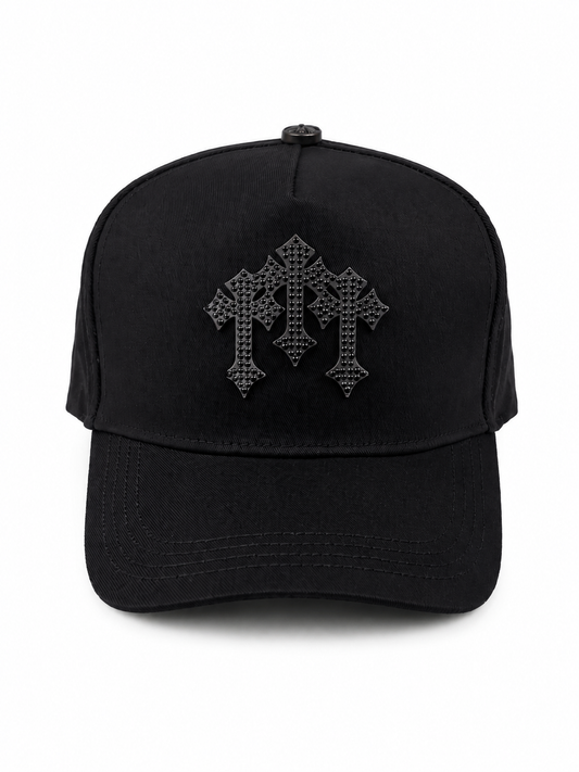 Vista frontal de la gorra VANTÉ™ Matte Cross