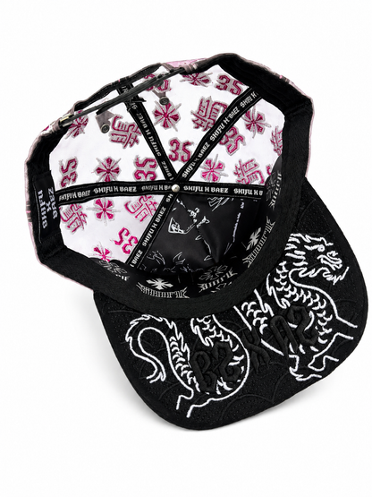 Interior de la gorra VANTÉ™ Pink Dragon