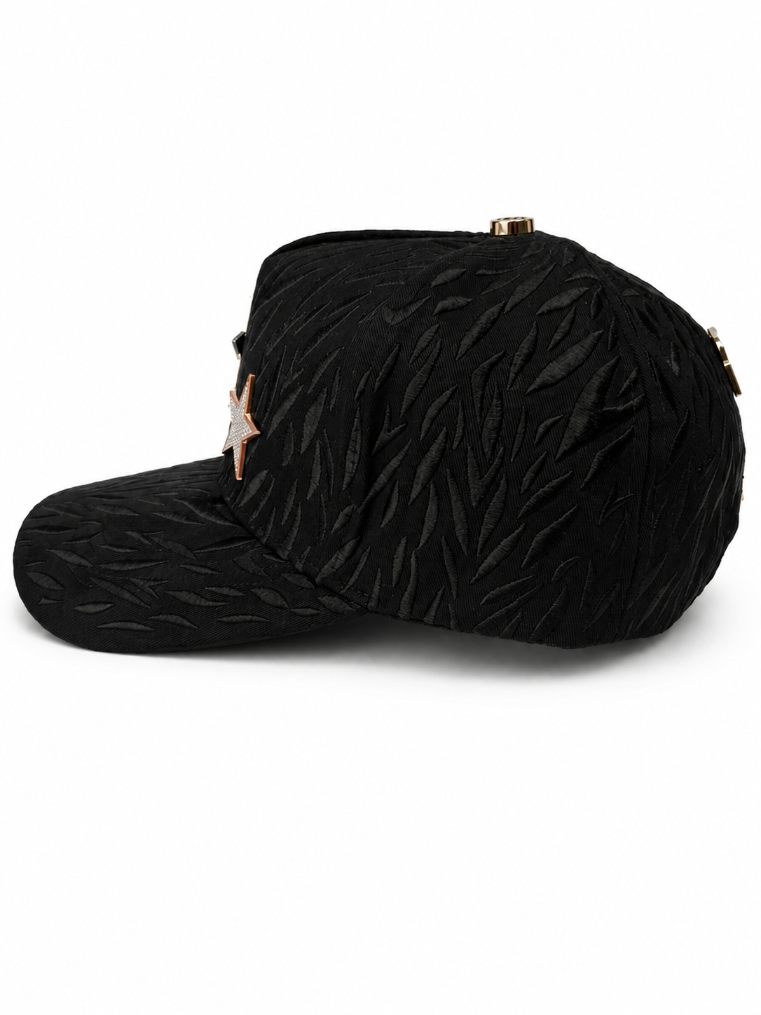 Vista lateral derecha de la gorra VANTÉ™ Triple Star